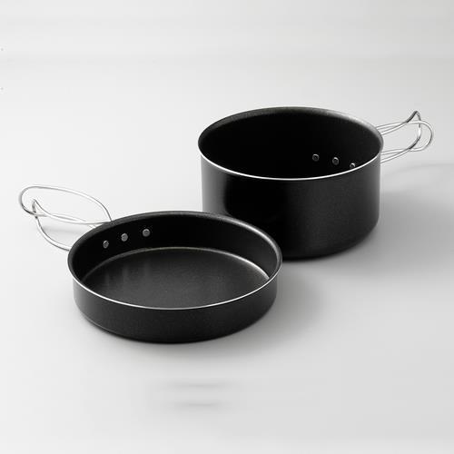 エスコ (ESCO)  EA913VH-17 [2点組] 片手鍋・フライパンセット EA913VH-...