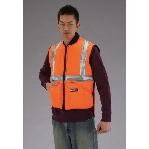 【SALE価格】エスコ (ESCO)  EA915GA-42 [ M] 防寒ベスト(注意色 オレンジ...
