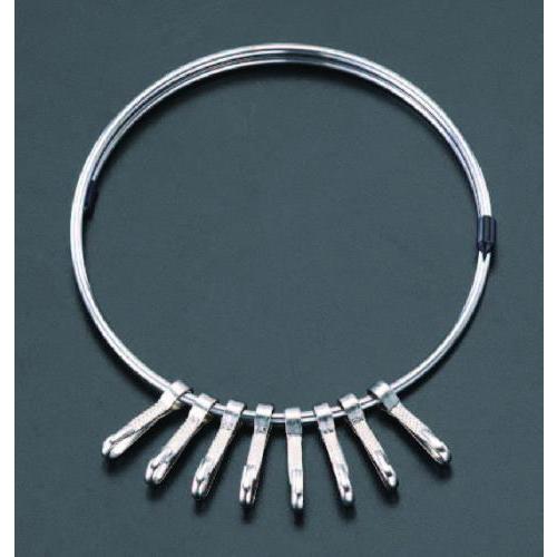 エスコ (ESCO)  EA916ZD-50 [8個用] 業務用キーホルダー EA916ZD-50 ...