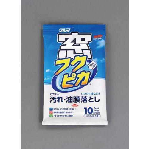エスコ (ESCO)  EA922JG-11 265x300mm ガラスクリーニングシート(10枚)...