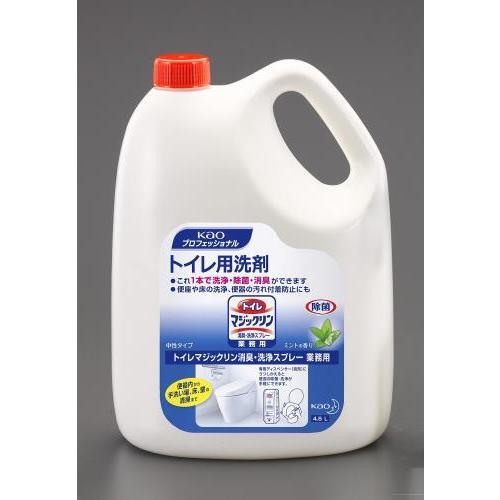 エスコ (ESCO)  EA922KD-9 4.5L トイレ消臭・洗浄剤(トイレマジックリン) EA...