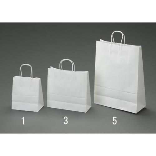 【SALE価格】エスコ (ESCO)  EA927SA-2 270x 80x340mm 紙袋(白無地...