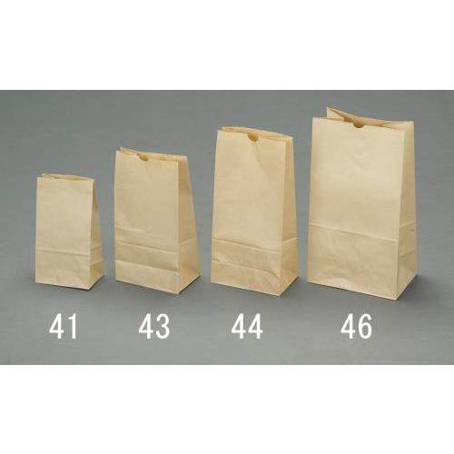 エスコ (ESCO)  EA927SA-42 130x 80x235mm 紙袋(無地/100枚) E...