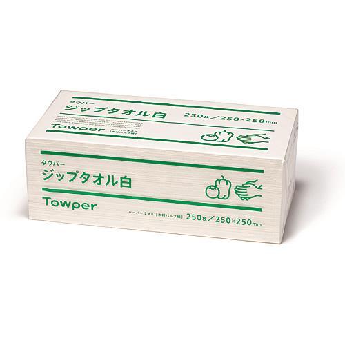 エスコ (ESCO)  250x250mm ハンドタオル(250枚) EA929AZ-31 (8pk...