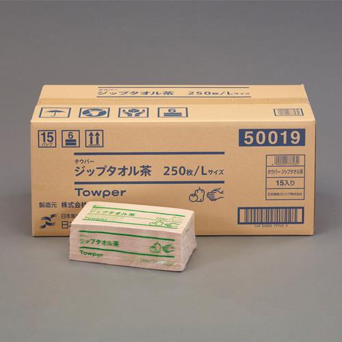 エスコ (ESCO)  250x250mm ハンドタオル(250枚/12パック) EA929AZ-3...