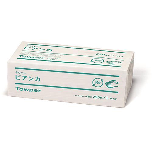 エスコ (ESCO)  250x250mm ハンドタオル(250枚) EA929AZ-33 (9pk...