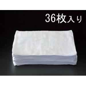 エスコ (ESCO)  EA929C-3 300x400mm/ 80匁 白おしぼり(36枚) EA929C-3｜orangetool