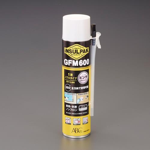 エスコ (ESCO)  EA930TC-4A 600ml 発泡ウレタンフォーム(一液性/ピンク) E...