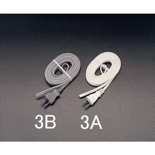 エスコ (ESCO)  EA940AA-3B 125V/12Ax3.0m プラグ付コード(グレー 2...