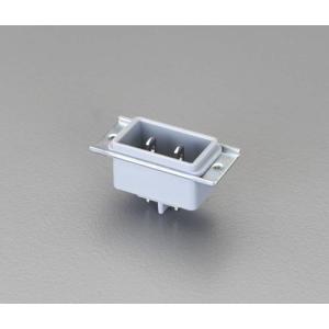 【SALE価格】エスコ (ESCO)  EA940BC-31 AC125V/15A 機器取付用インレット(2P) EA940BC-31｜orangetool