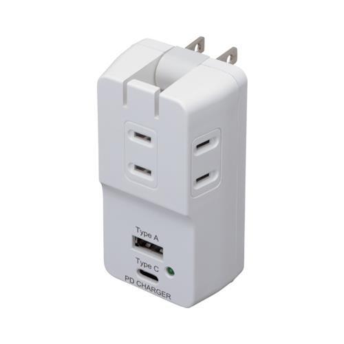 【SALE価格】エスコ (ESCO)  EA940CD-271 AC100V/14A 3口タップ(U...