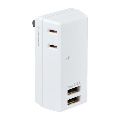 【SALE価格】エスコ (ESCO)  EA940CD-281 AC100V/14A タップ(USB...