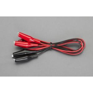 エスコ (ESCO)  EA940DT-12 1000mm/0.3mm2 テストリード(両端クリップ/2本) EA940DT-12｜orangetool