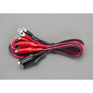 エスコ (ESCO)  EA940DT-42 1000mm/0.3mm2 テストリード(クリップ・Y形端子/4本) EA940DT-42｜orangetool