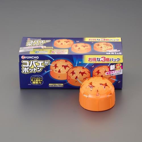 エスコ (ESCO)  コバエ誘引剤(コバエポットン/3個) EA941E-1A (5箱セット)