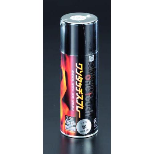 エスコ (ESCO)  EA942AB-1 300ml 耐熱塗料(銀) EA942AB-1 (4本セ...