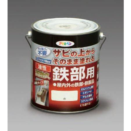 エスコ (ESCO)  EA942CG-67 1.6L [油性]鉄用ペイント(ライトグリーン) EA...