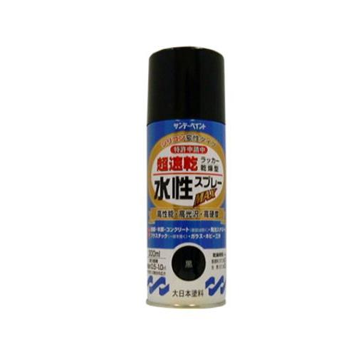 エスコ (ESCO)  EA942EB-33 300ml 水性多用途スプレー(黒) EA942EB-...