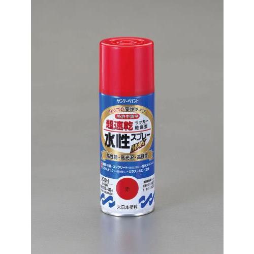 エスコ (ESCO)  EA942EB-35 300ml 水性多用途スプレー(赤) EA942EB-...