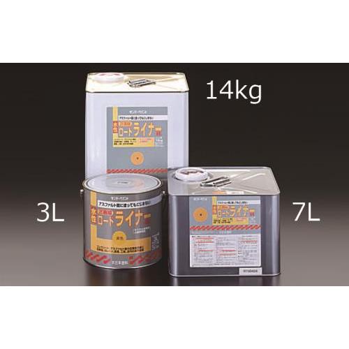 【SALE価格】エスコ (ESCO)  EA942EH-72 7.0L 水性・路面標示塗料(黄) E...