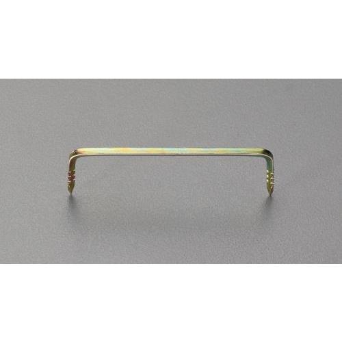 エスコ (ESCO)  EA945VK-22 6x120mmかすがい(フラットタイプ・溝加工付/10...