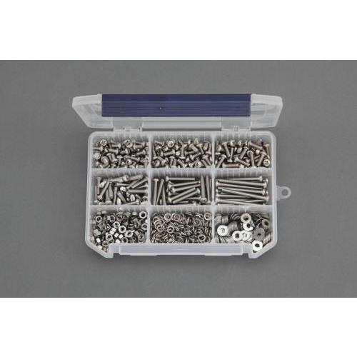 エスコ (ESCO)  EA949AD-101 M4 鍋頭小ねじ・ナット・ワッシャーセット(ステンレ...