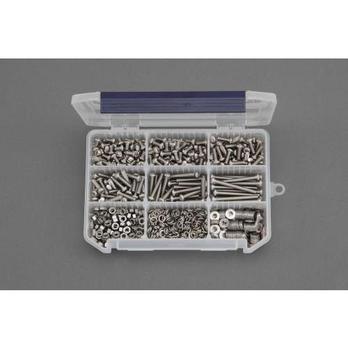 エスコ (ESCO)  EA949AD-103 M6 鍋頭小ねじ・ナット・ワッシャーセット(ステンレ...