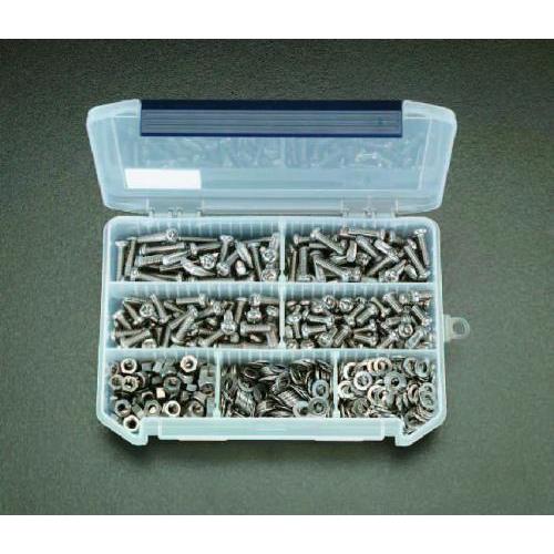 【SALE価格】エスコ (ESCO)  EA949AD-10 M6 鍋頭ボルト・ナット・ワッシャーセ...