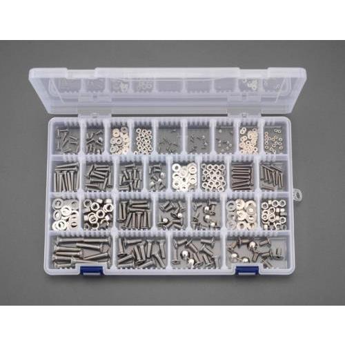 【SALE価格】エスコ (ESCO)  EA949AD-22 M2-M6 皿頭小ねじセット(ステンレ...
