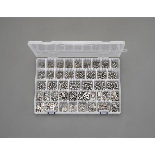 【SALE価格】エスコ (ESCO)  EA949AD-34 M2- M6  鍋頭小ねじ・ナット・ワ...