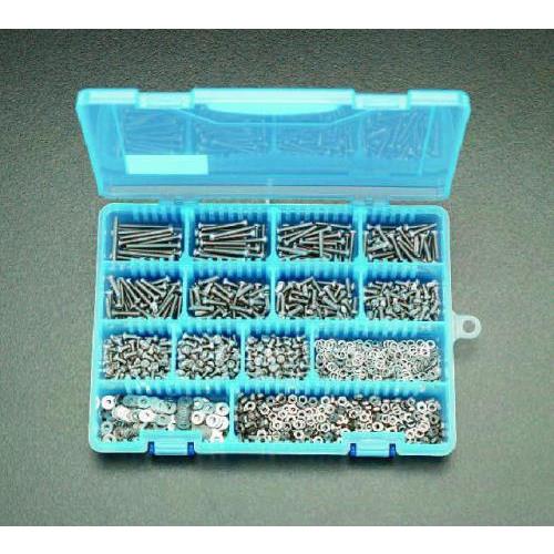 エスコ (ESCO)  EA949AD-7 M3 鍋頭小ねじ・ナット・ワッシャーセット(ステンレス製...