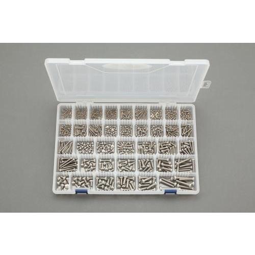 エスコ (ESCO)  EA949AD-81 M2-M6 鍋頭小ねじセット(ステンレス製) EA94...