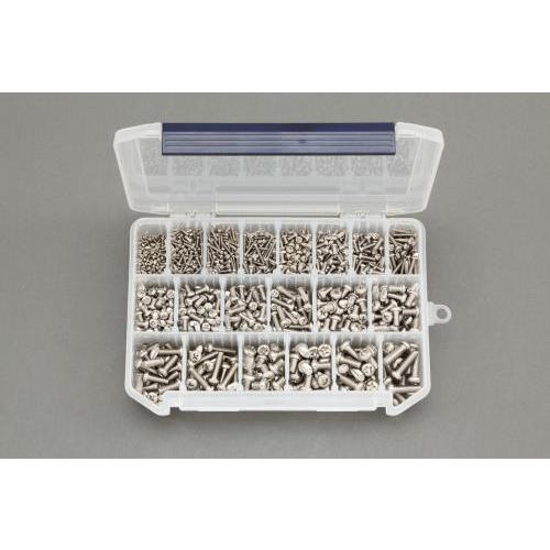 【SALE価格】エスコ (ESCO)  EA949AD-91 M2-M6 鍋頭小ねじセット(ステンレ...