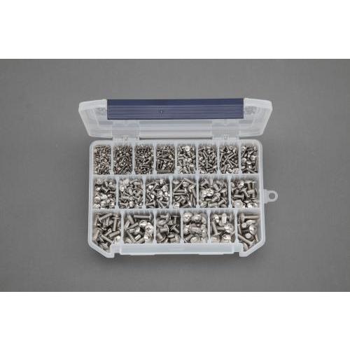 【SALE価格】エスコ (ESCO)  EA949AD-93 M2-M6 トラス頭小ねじセット(ステ...