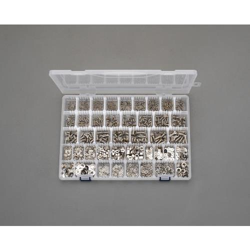 【SALE価格】エスコ (ESCO)  EA949AE-34 M2- M6  皿頭小ねじ・ナット・ワ...