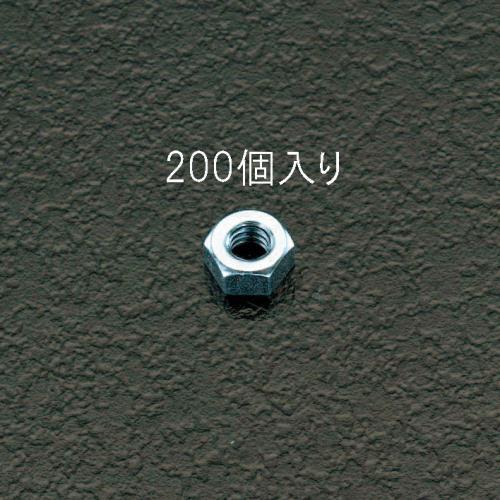 エスコ (ESCO)  EA949GG-3 M3 六角ナット(ユニクロメッキ/200個) EA949...