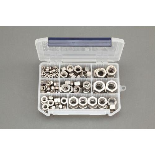 エスコ (ESCO)  EA949LS-18 M6-M20 六角ナットセット(ステンレス製) EA9...