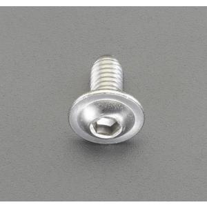エスコ (ESCO)  EA949MN-406 M4x 6mm フランジボタン(ステンレス/8本) EA949MN-406｜orangetool