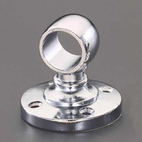 エスコ (ESCO)  EA951ES-63 φ16mm パイプ用ブラケット(中間用/クロームメッキ...