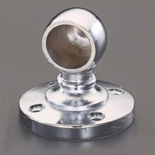 エスコ (ESCO)  EA951ES-66 φ10mm パイプ用ブラケット(エンド用/クロームメッ...