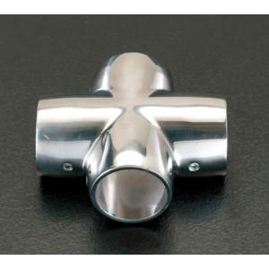 エスコ (ESCO)  EA951EU-22 32mm パイプジョイントクロス(ステンレス製) EA951EU-22｜orangetool