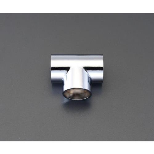 エスコ (ESCO)  EA951EV-13 32mm パイプジョイントティーズ(クロームメッキ) ...