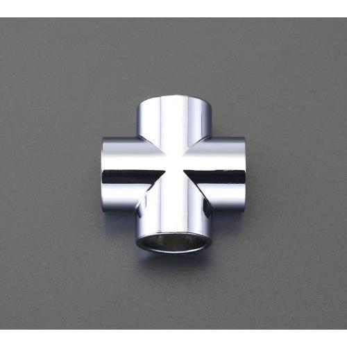 エスコ (ESCO)  EA951EV-23 32mm パイプジョイントクロス(クロームメッキ) E...