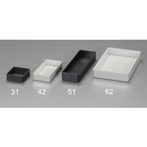 エスコ (ESCO)  EA954T-41 76x152x27mm デスク引き出し用トレー(黒) EA954T-41｜orangetool