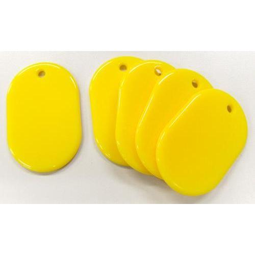 エスコ (ESCO)  EA956V-5A 45x30mm アクリルパール板(黄/5枚) EA956...