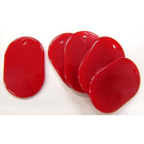 エスコ (ESCO)  EA956V-6A 45x30mm アクリルパール板(赤/5枚) EA956...