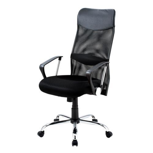 エスコ (ESCO) EA956XC-86 ビジネスチェアー(ブラック) EA956XC-86