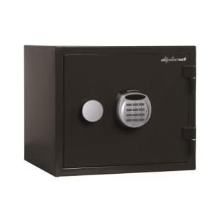 【SALE価格】エスコ (ESCO)  EA961KD-21 412x397x 360mm 耐水・耐火金庫(黒) EA961KD-21｜orangetool
