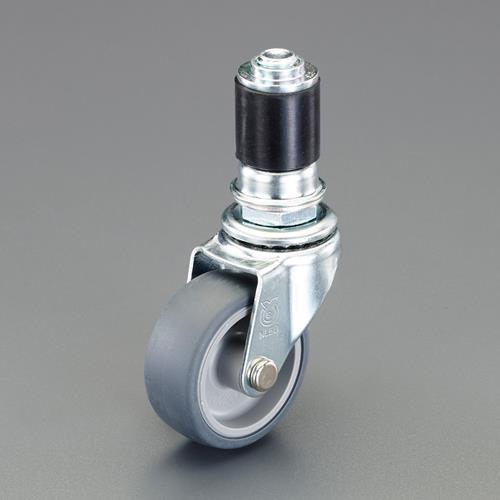 エスコ (ESCO)  EA976BY-526 50mm[28mmパイプ用] 差込キャスター(自在)...