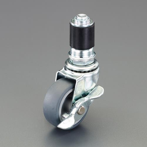 エスコ (ESCO)  EA976BY-531 50mm[28mmパイプ用] 差込キャスター(自在・...